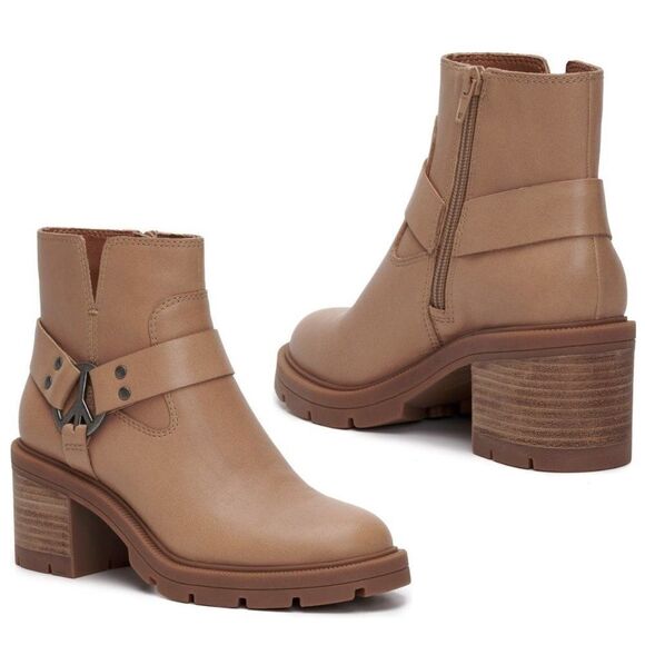 Lucky Brand Women's Soxton Harness Leather‎ Bootie - Picture 1 of 8